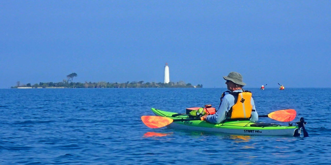 Kayaking on the Bay to the historic Lighthouse