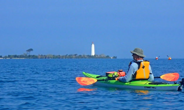 Kayaking on the Bay to the historic Lighthouse