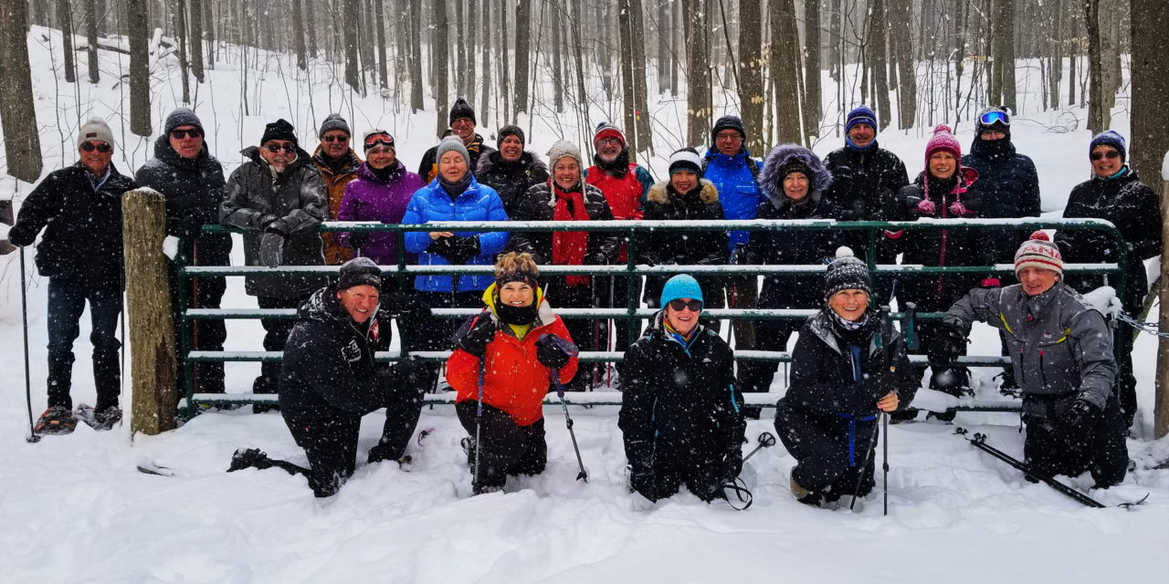 Snowshoeing on Creemore’s Mingay Trail