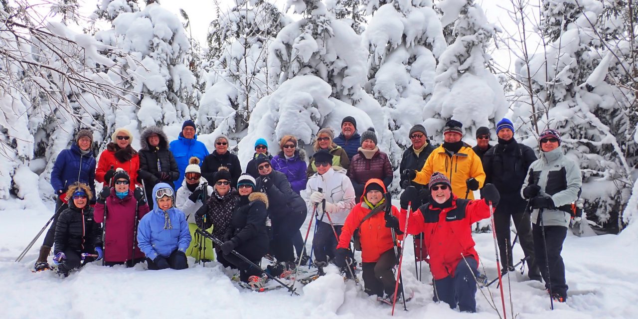 Snowshoeing in the Petun Conservation Area