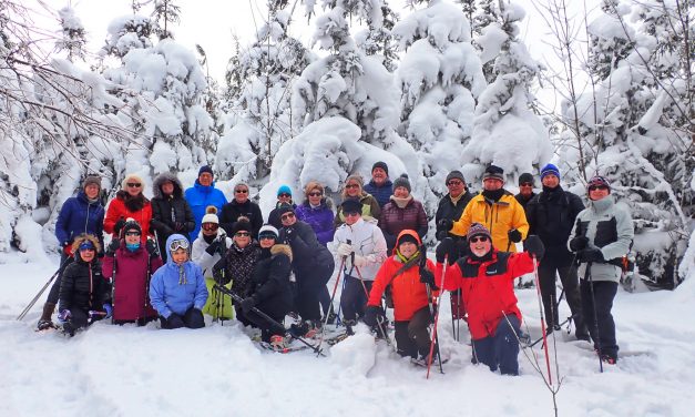 Snowshoeing in the Petun Conservation Area