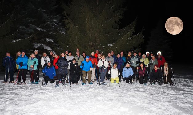Full Moon Snowshoe on the Blue Mountain Golf Course & Kelsey’s of course!!