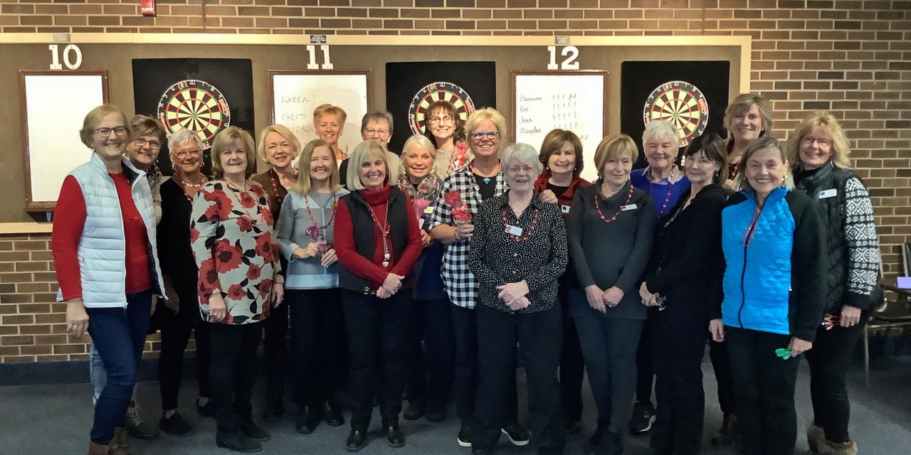 Women’s Darts or Cupid’s Arrows? – Celebrating Valentines Day at the Legion